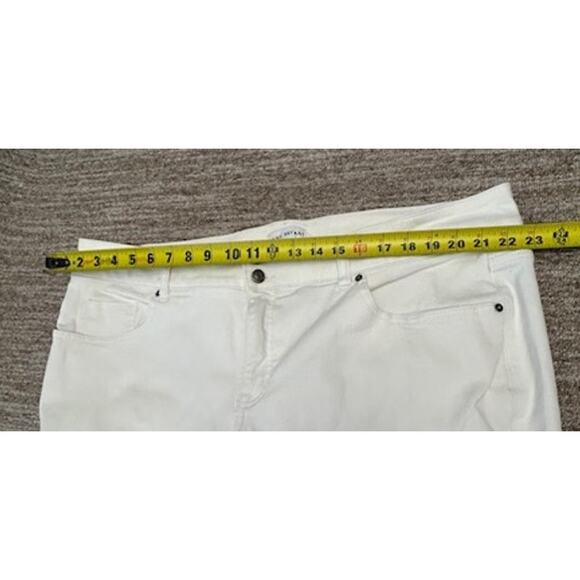 Lane Bryant White Stretch Straight Legged Denim Jeans Size 24S - Picture 5 of 9